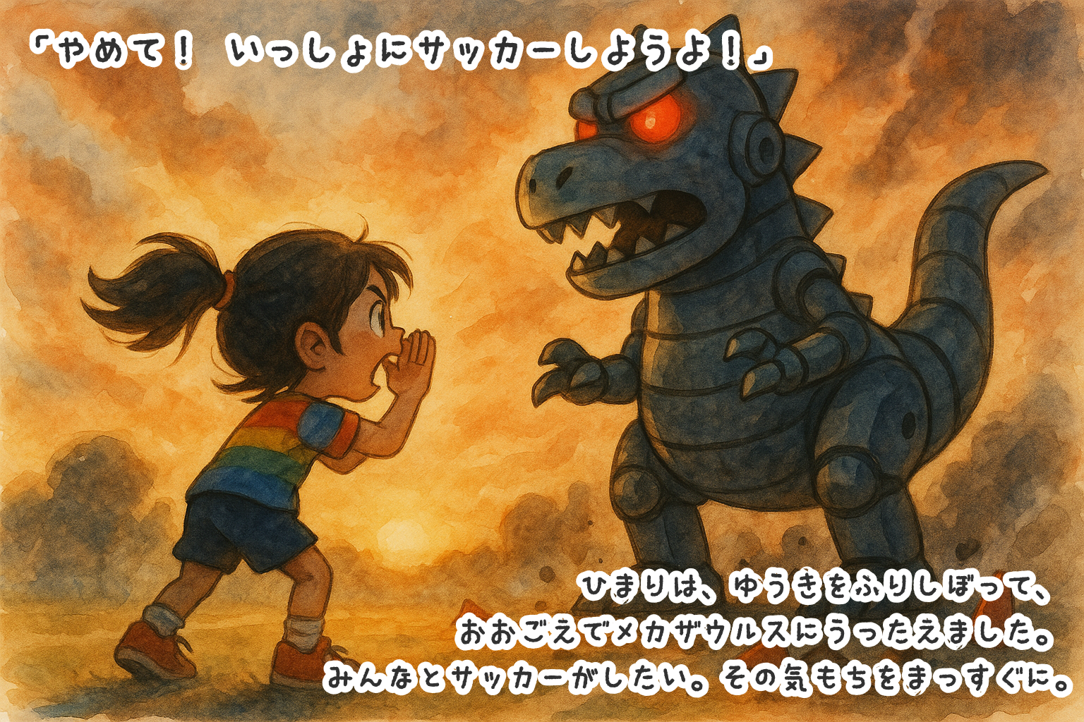 ひまちゃんの絵本の9ページ目